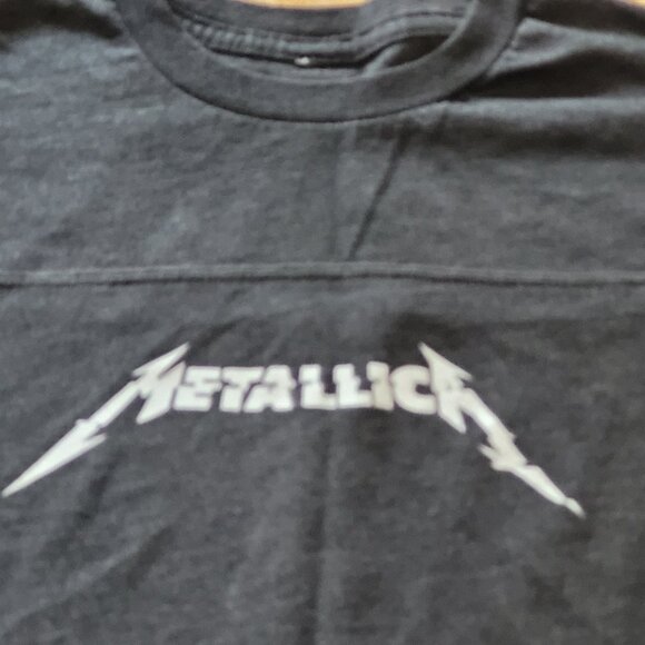 Small Vintage Metallica Graphic Concert Logo T Shirt Cotton - Picture 2 of 8